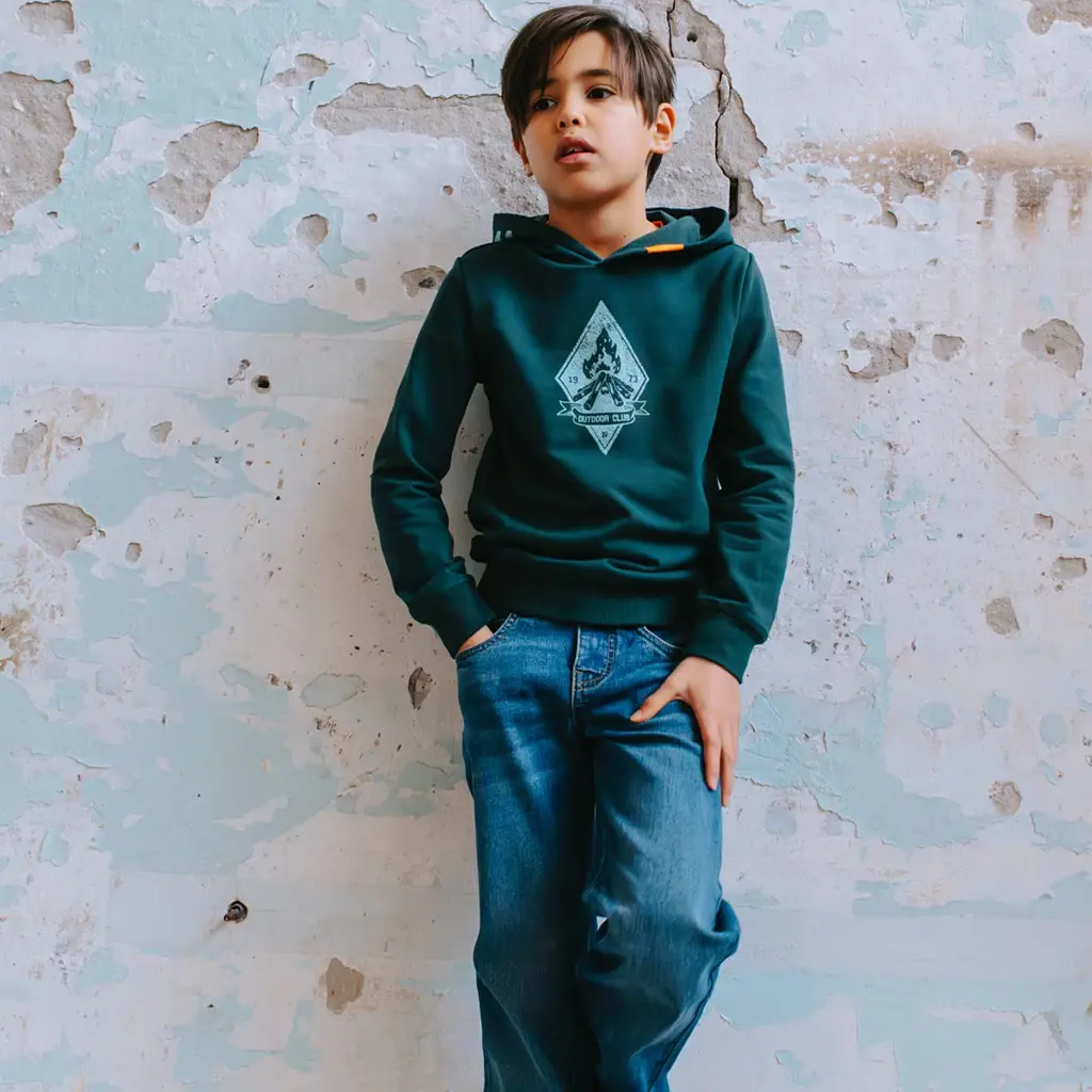 Trui hoodie Hobie (storm green)