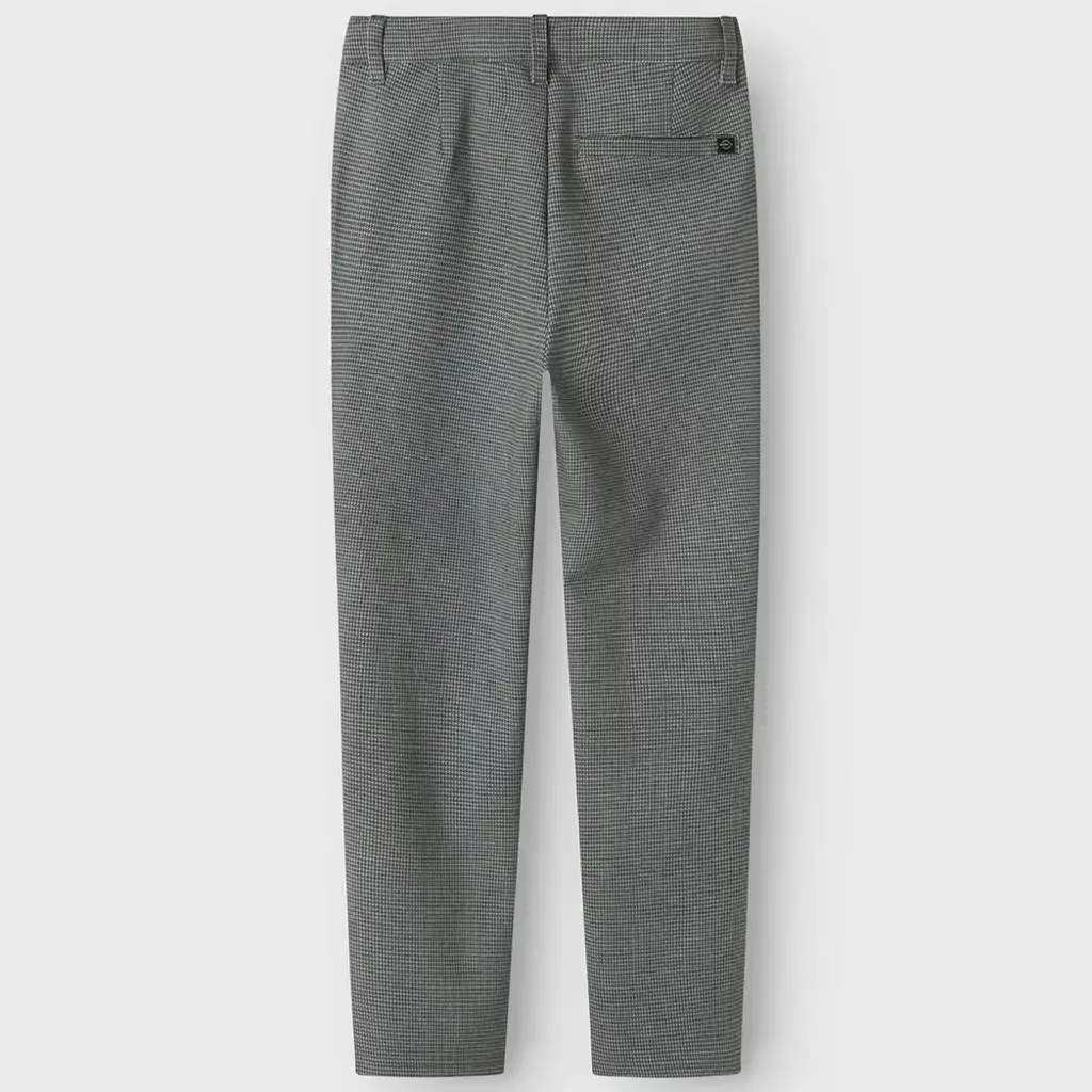 Nette broek COMFORT Silas (medium grey melange checks)