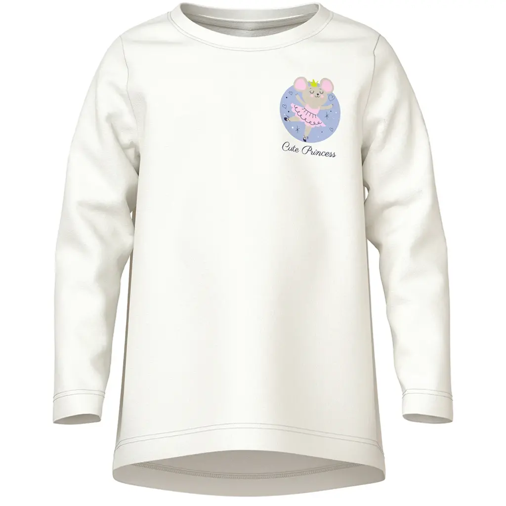 Longsleeve Violet (cloud dancer cute princess)