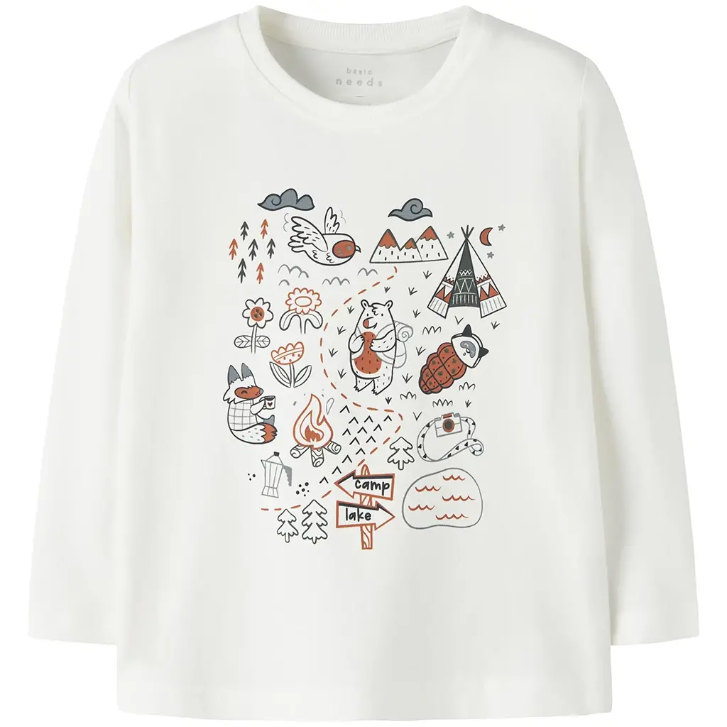 Longsleeve Vux (cloud dancer map)