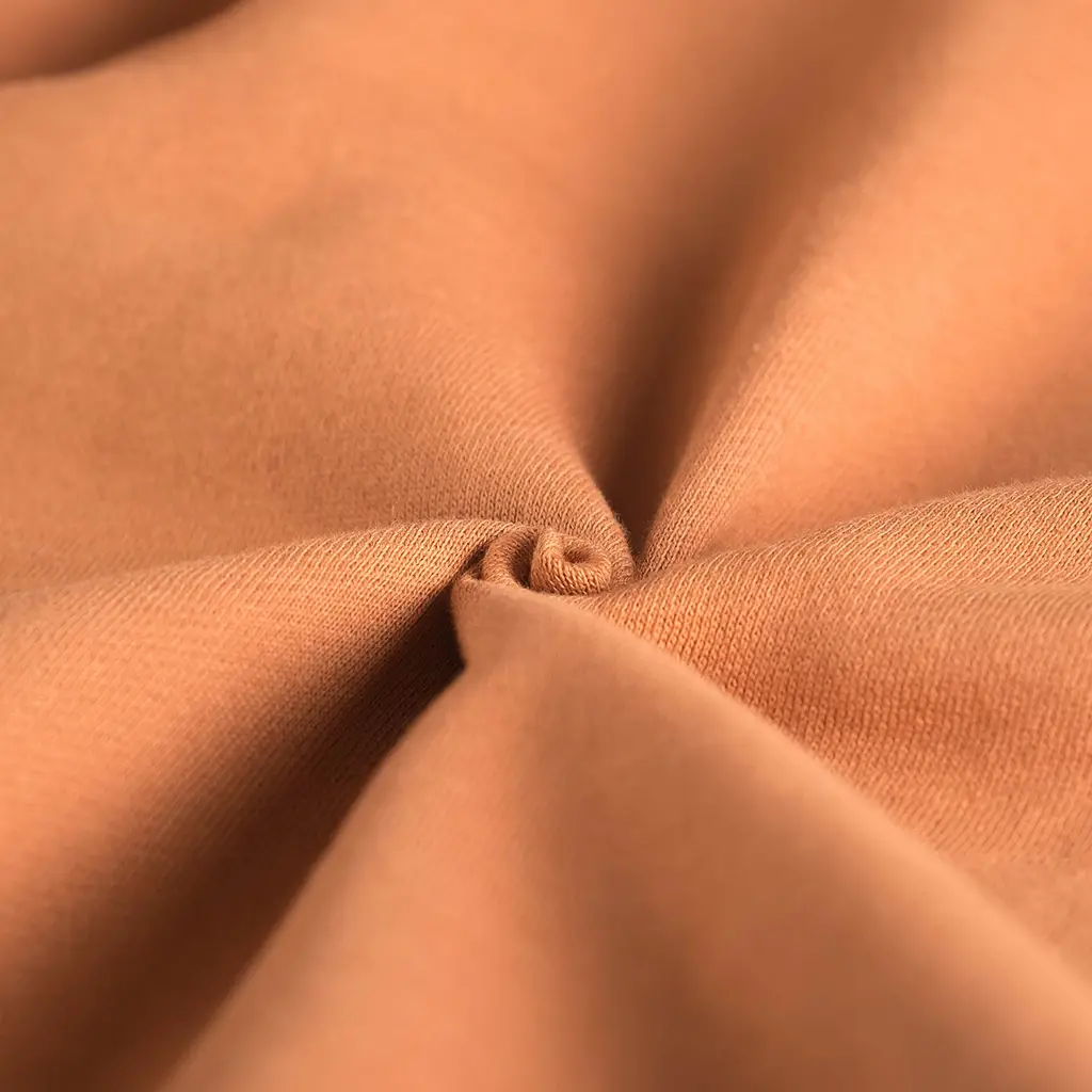 Trui hoodie Awaits (cognac)