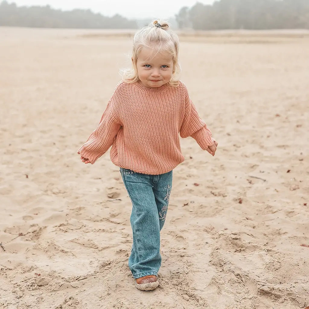 Gebreide trui (rose dawn)