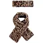 B.Nosy Haarband en sjaal fake fur (winter panther)