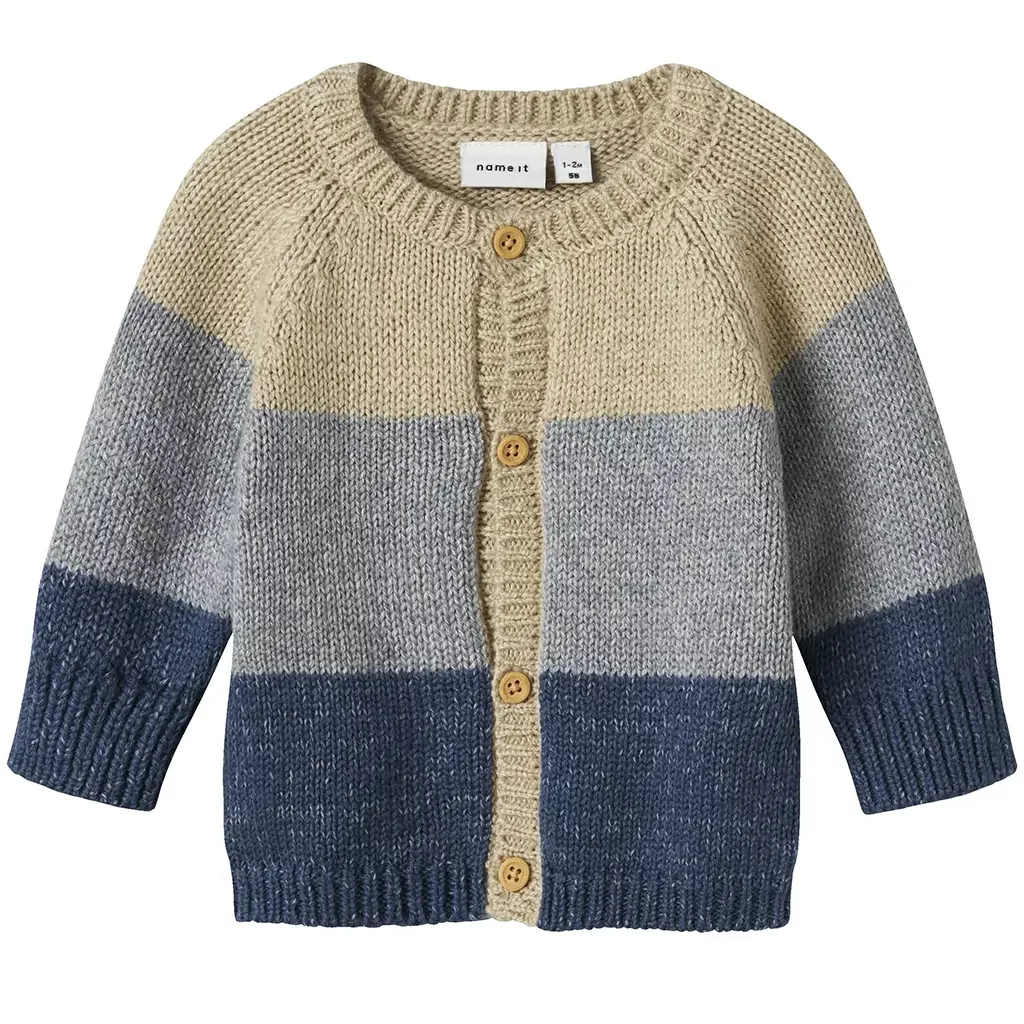 Gebreid vestje Noller (insignia blue)