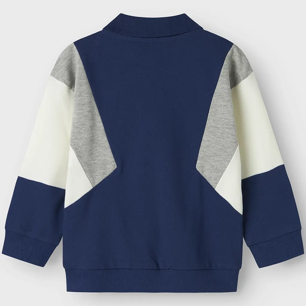 Trui polo Norwin (blue print)