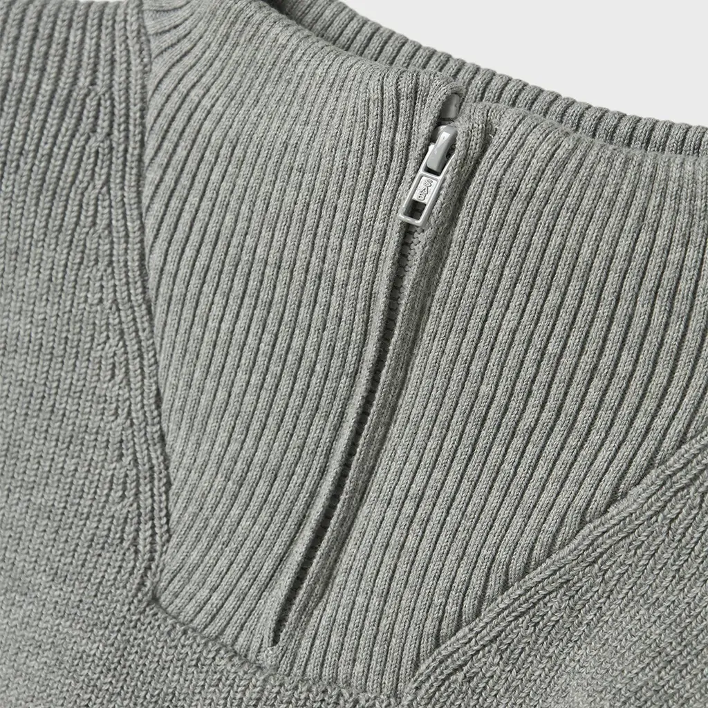 Gebreide schipperstrui Nesolle (grey melange)