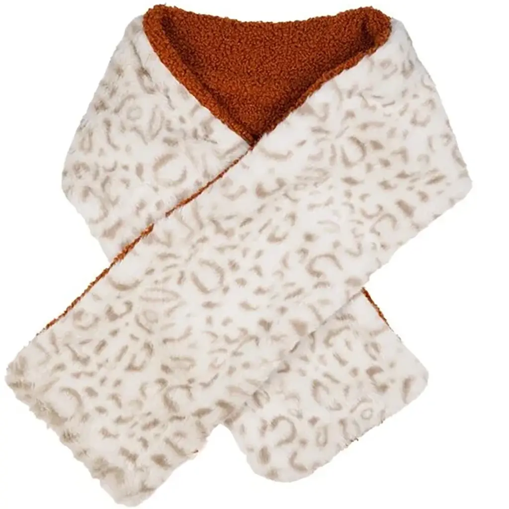 Sjaal REVERSIBLE (rust)