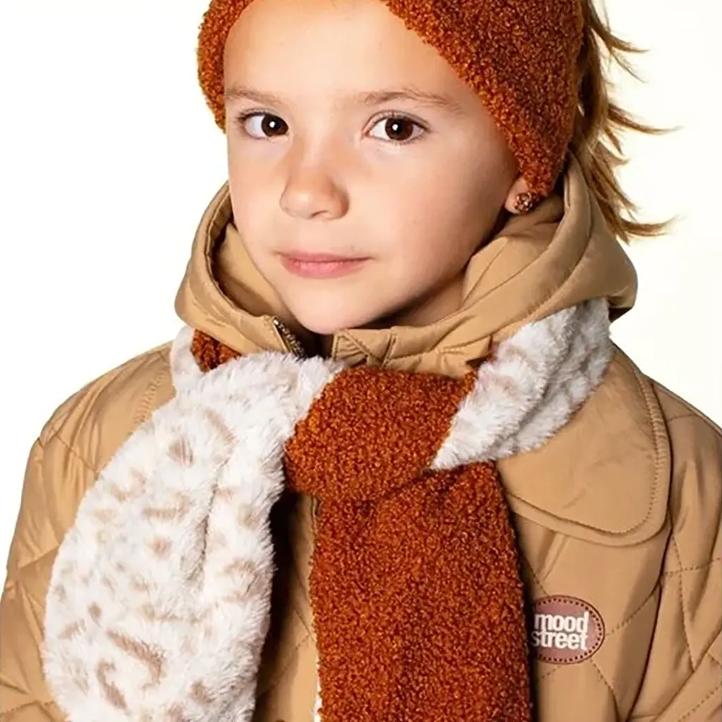 Sjaal REVERSIBLE (rust)