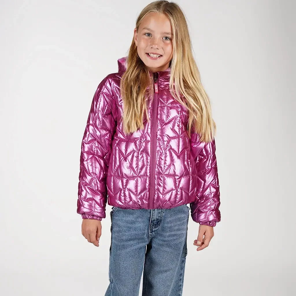 Winterjas Jessie REVERSIBLE (ruby rose)