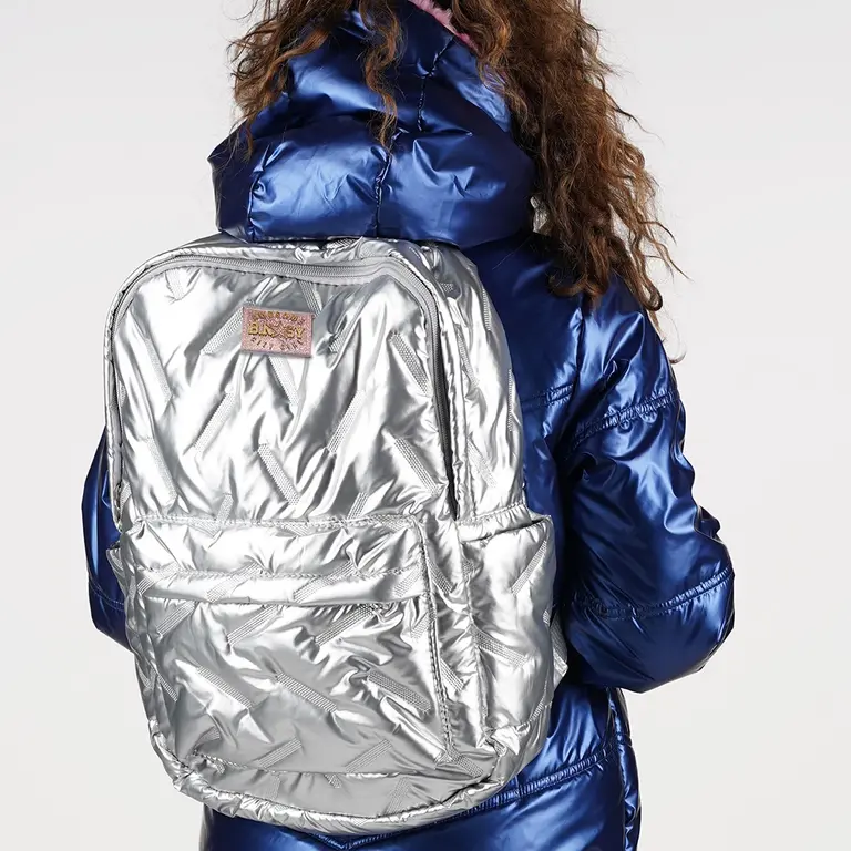 Rugzak metallic (silver)