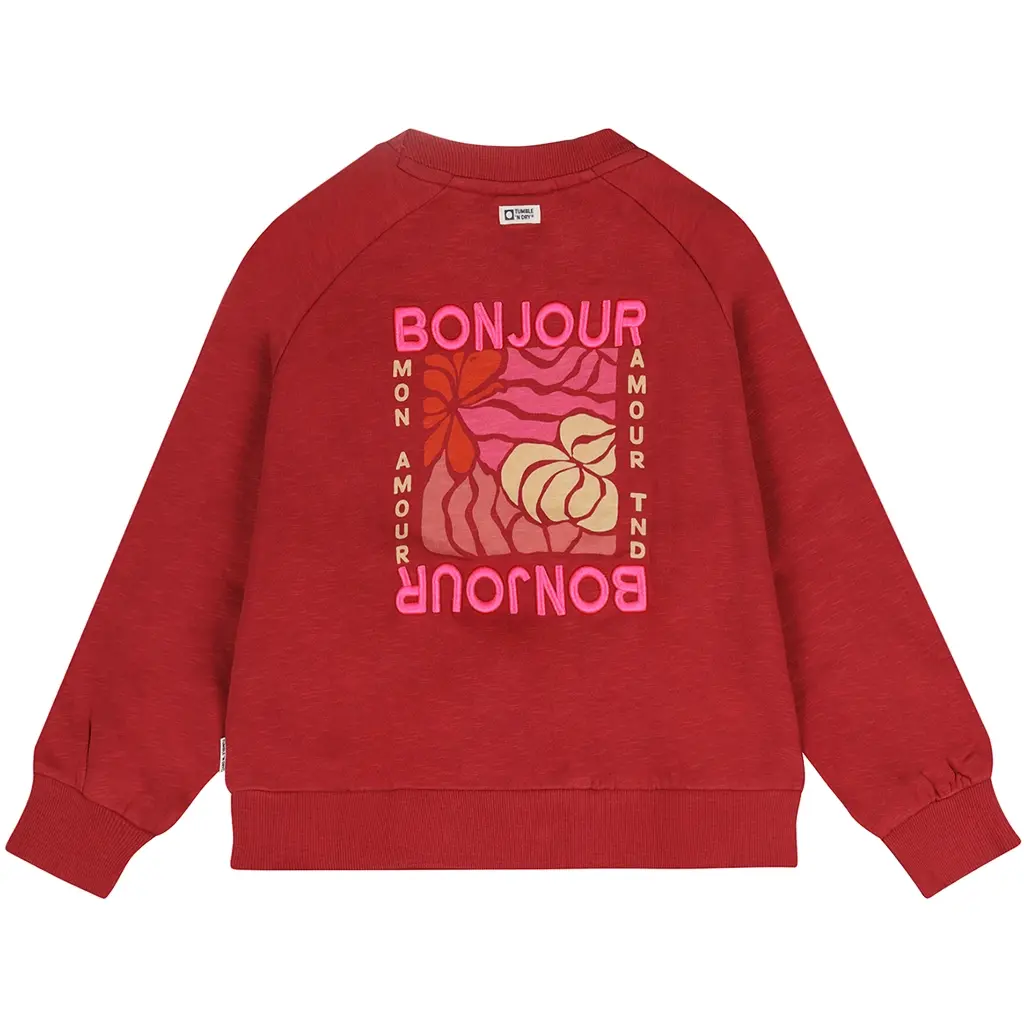 Trui J'Adore (earth red)