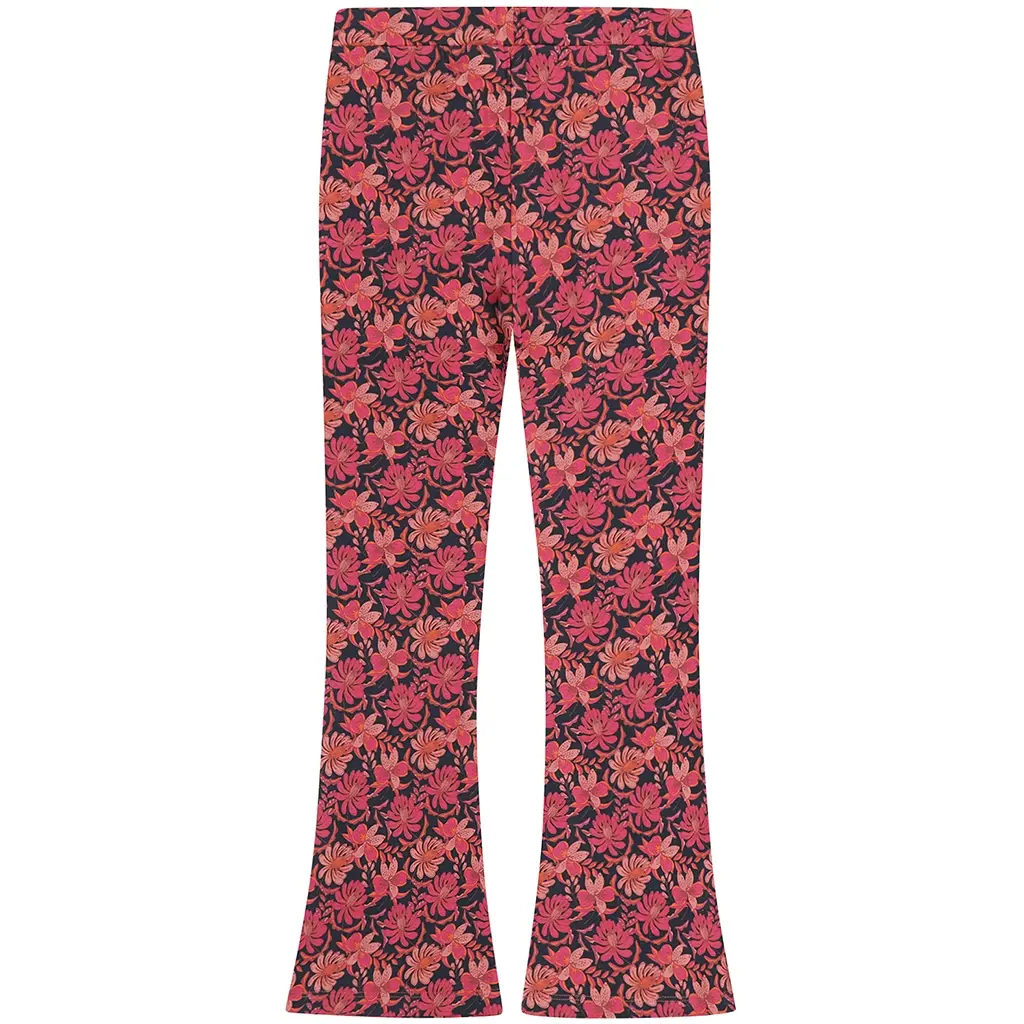 Broek flared Plaisir (dusty rose)