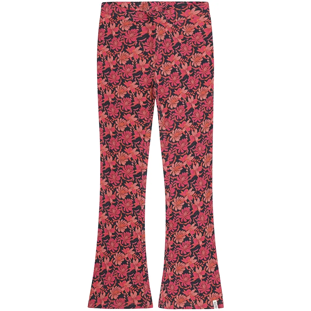 Broek flared Plaisir (dusty rose)