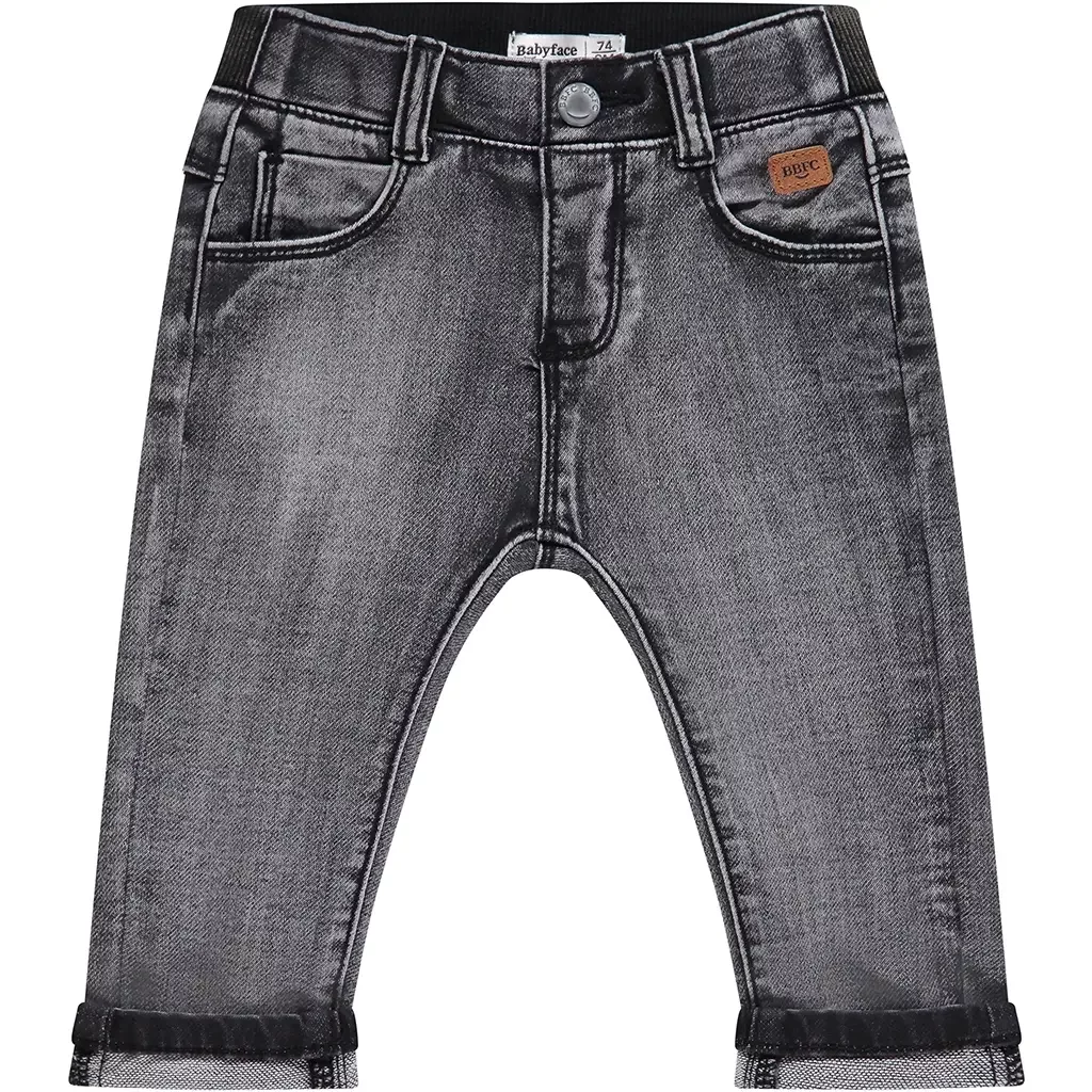 Spijkerbroekje jogg (dark grey denim)