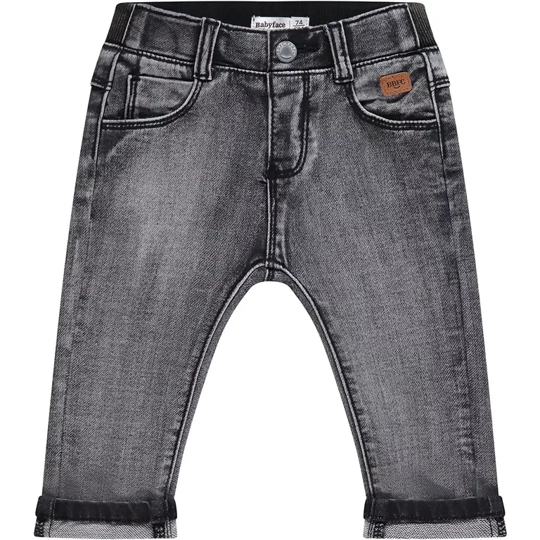 Spijkerbroekje jogg (dark grey denim)