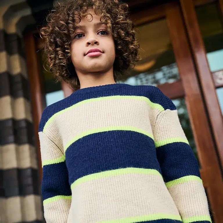 Gebreide trui Slide (navy blazer)