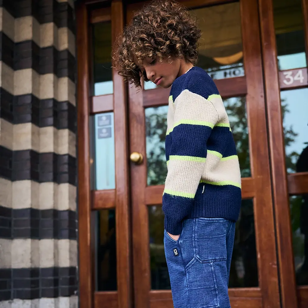 Gebreide trui Slide (navy blazer)