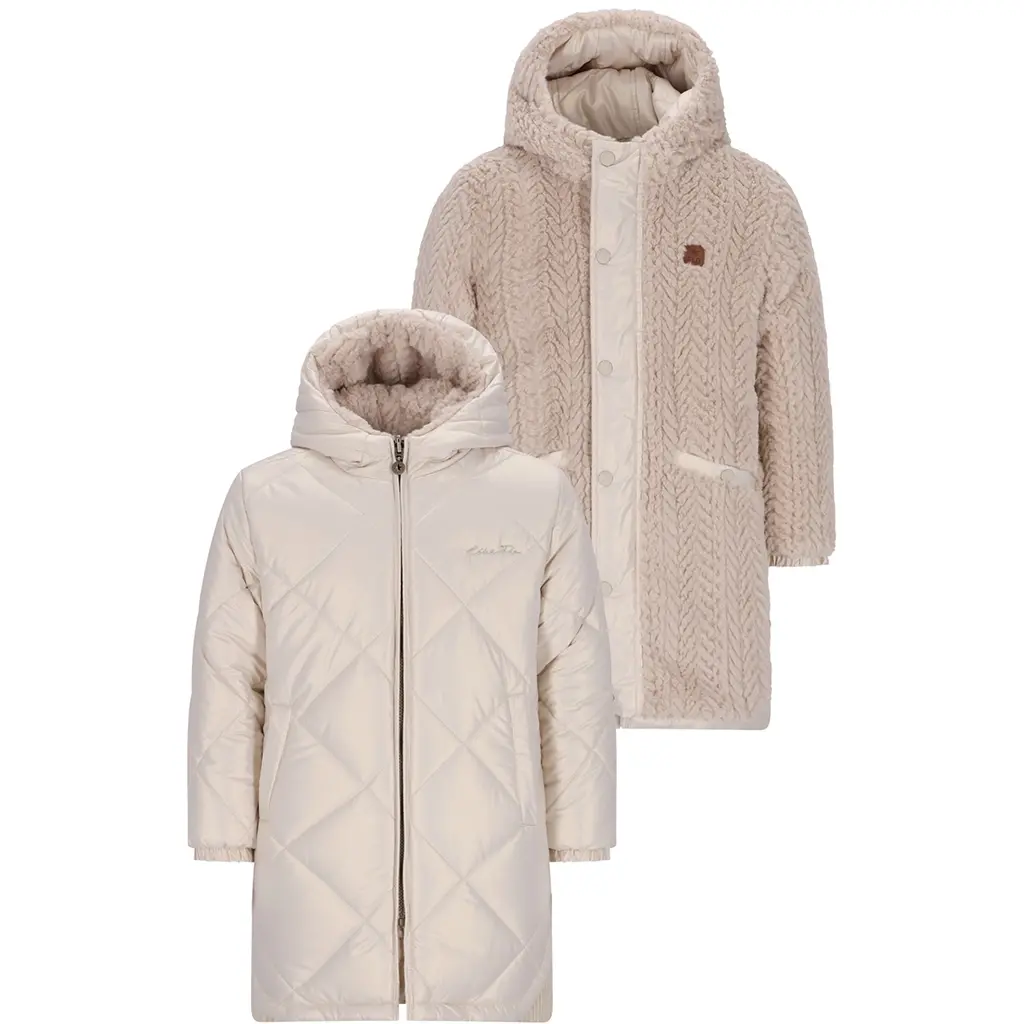 Winterjas Ariana REVERSIBLE (metallic lt. gold)