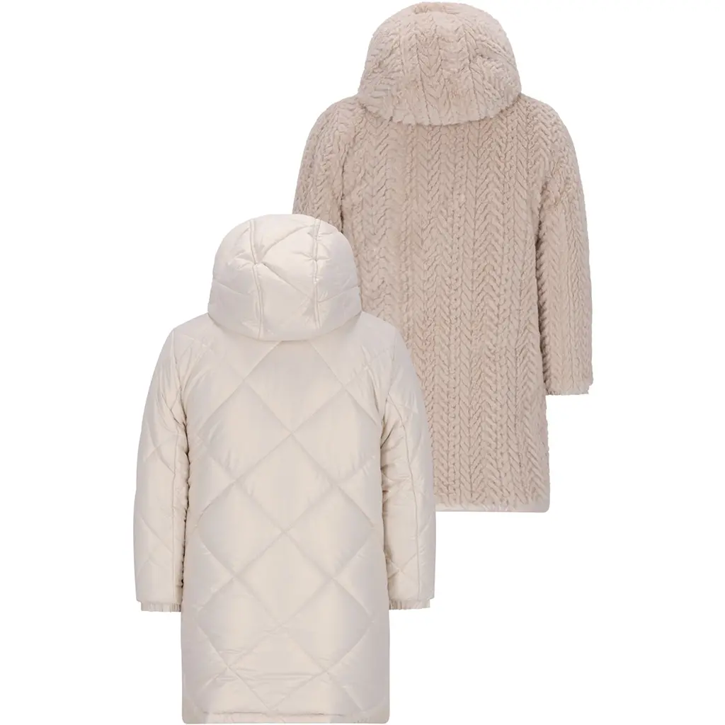 Winterjas Ariana REVERSIBLE (metallic lt. gold)