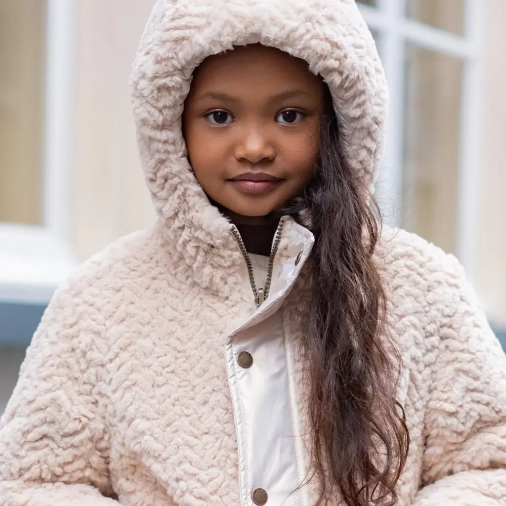 Winterjas Ariana REVERSIBLE (metallic lt. gold)