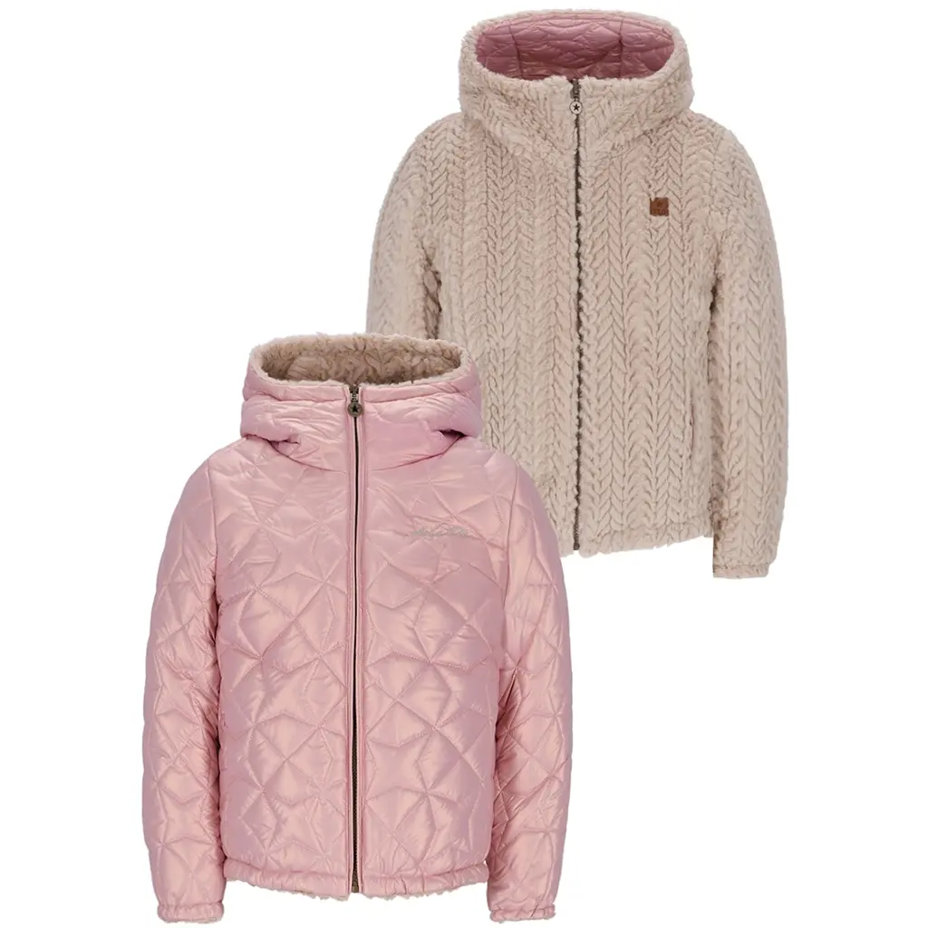 Winterjas Aimee REVERSIBLE (mauve)