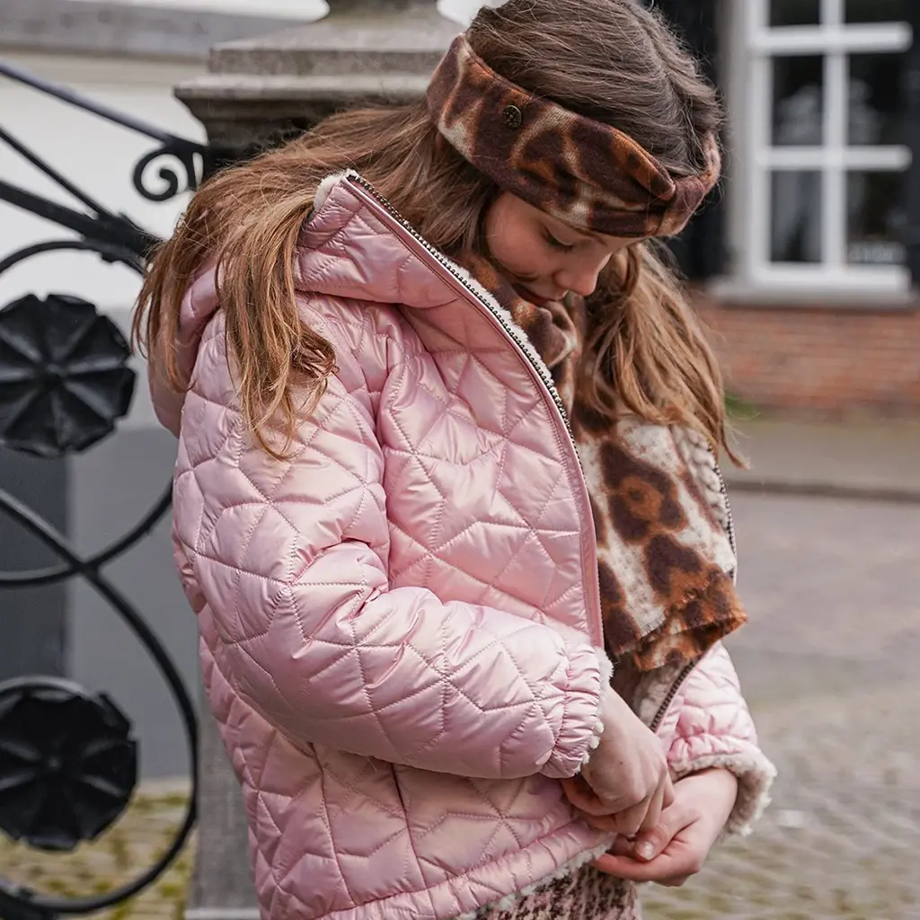 Winterjas Aimee REVERSIBLE (mauve)