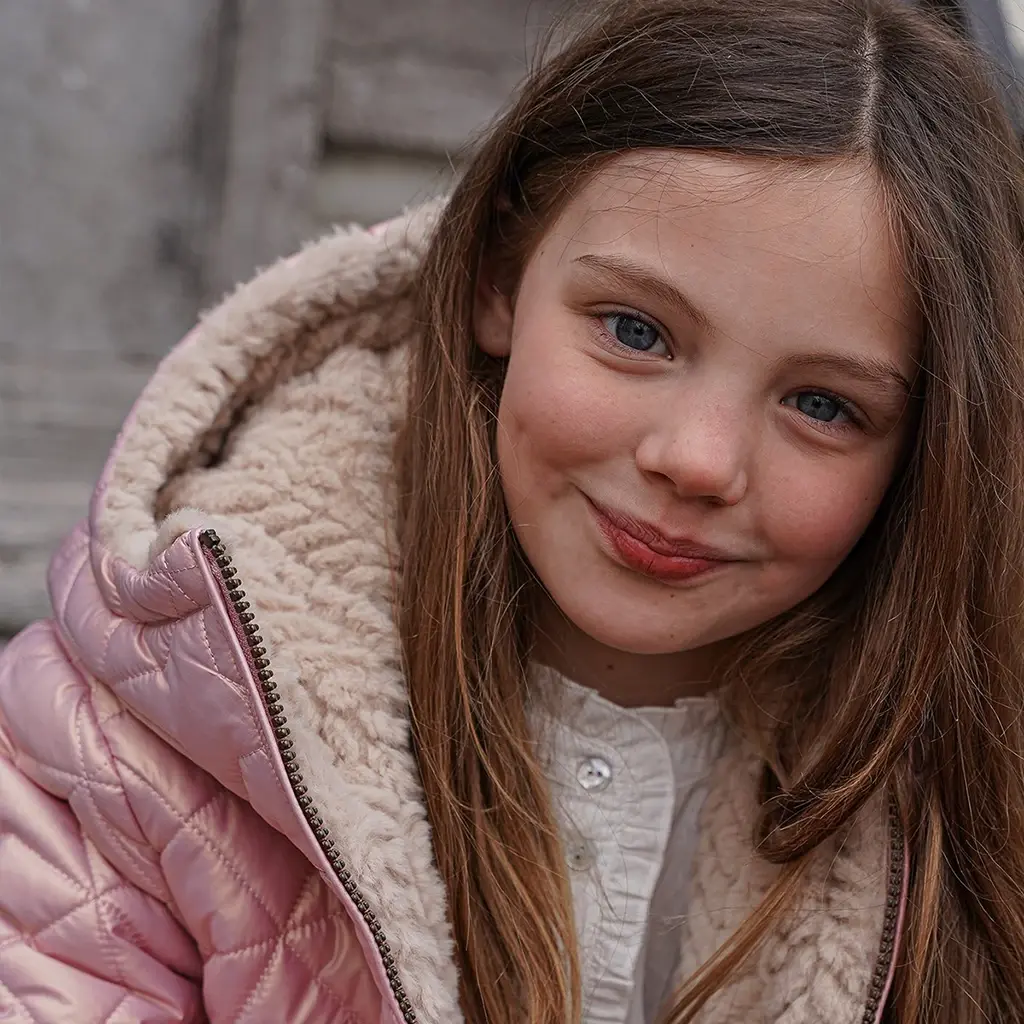 Winterjas Aimee REVERSIBLE (mauve)