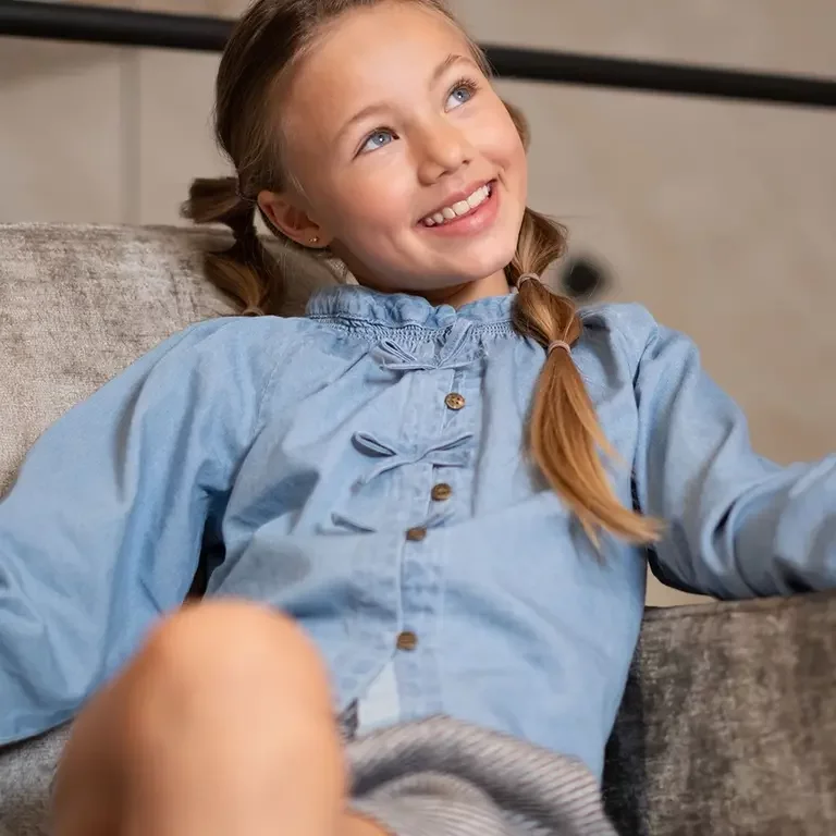 Blouse Chei (lt denim)