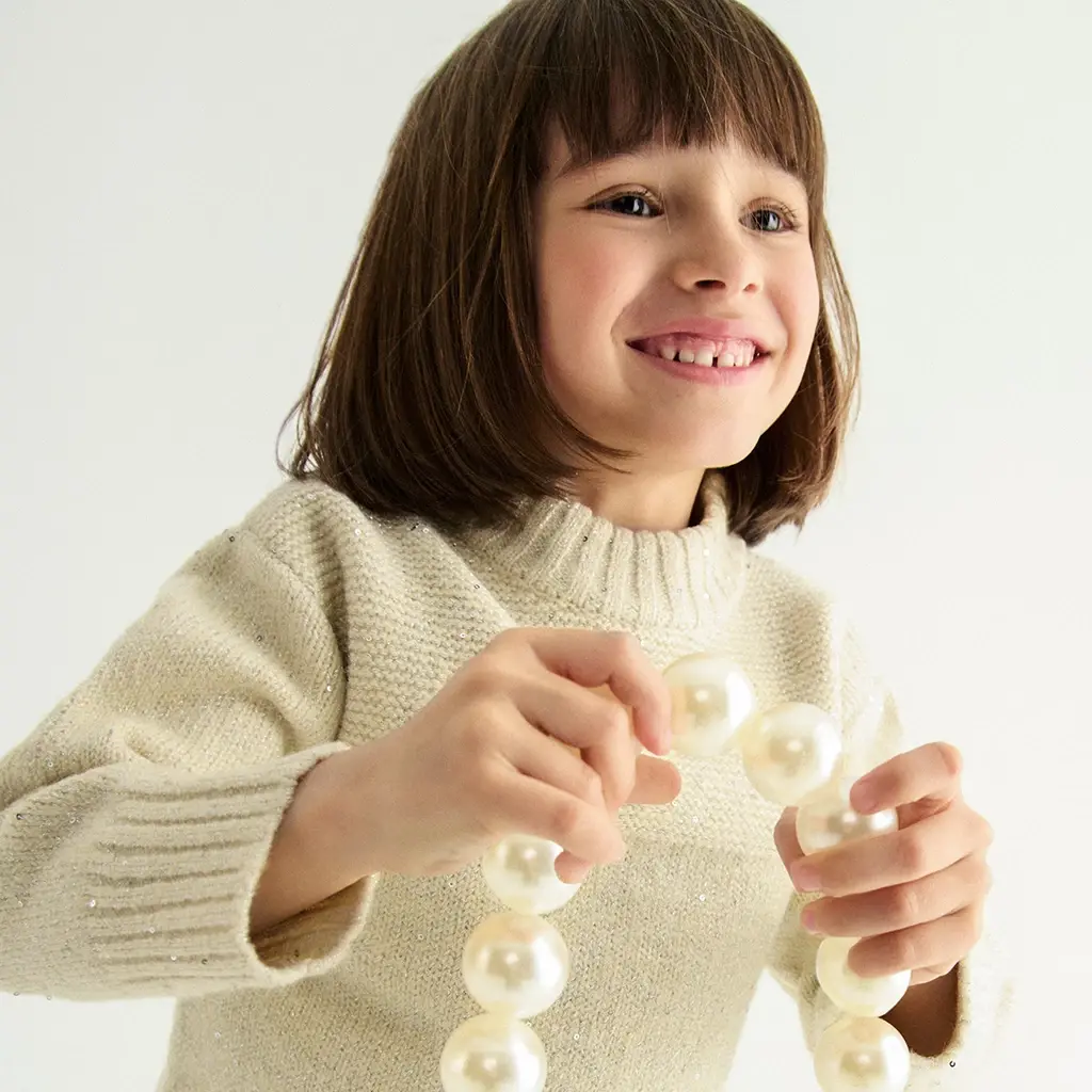 Tweedelig setje gebreid (oat)