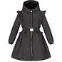 Le Chic Winterjas Beth met riempje (black is black)