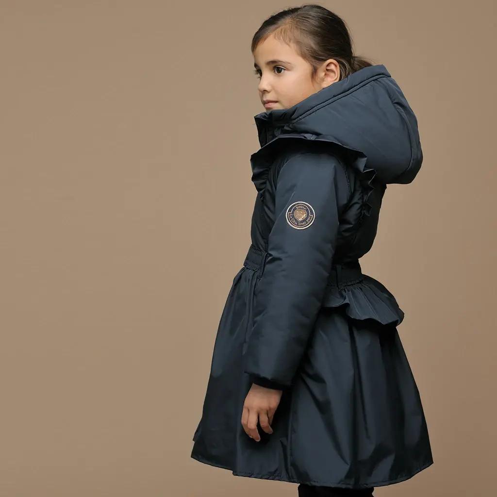 Winterjas Beth met riempje (in the navy)