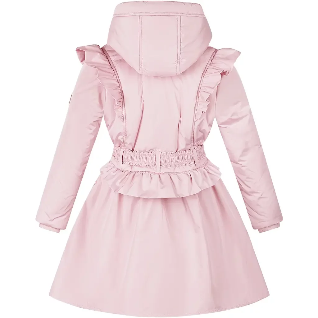 Winterjas Beth met riempje (crispy pink)