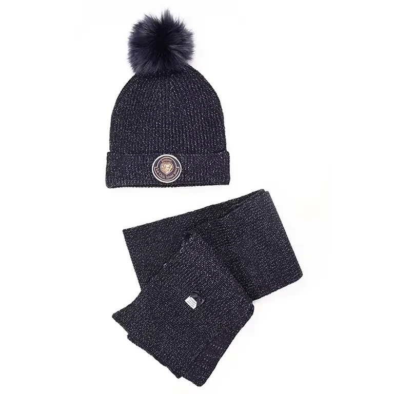 Set muts Rosa & sjaal Reya (in the navy)