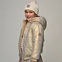Le Chic Winterjas Bente REVERSIBLE shiny bomber (hearts of gold)
