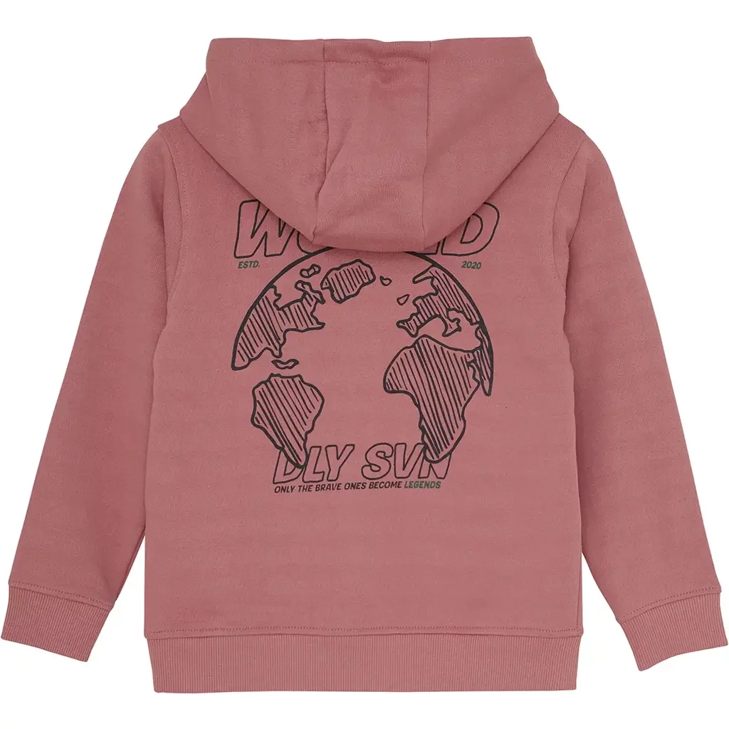 Trui hoodie (coral clay)