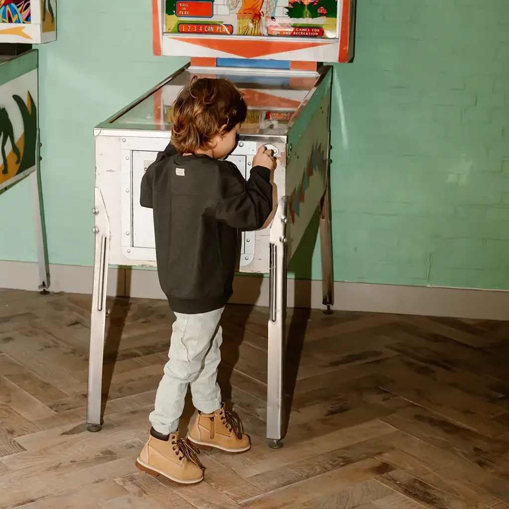 Trui oversized (dark grey melange)