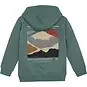 Daily7 Trui hoodie backprint (blue spruce)