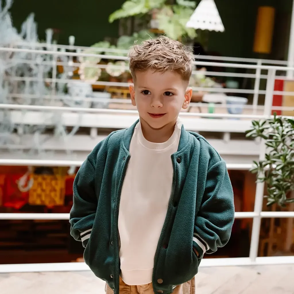 Vest/jasje fleece (blue spruce)