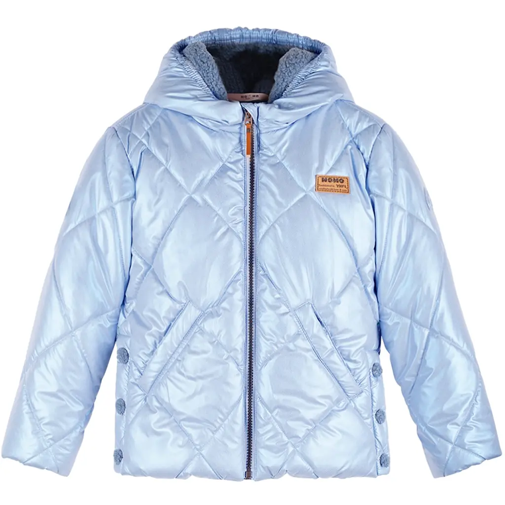 Winterjas Button (vintage denim)