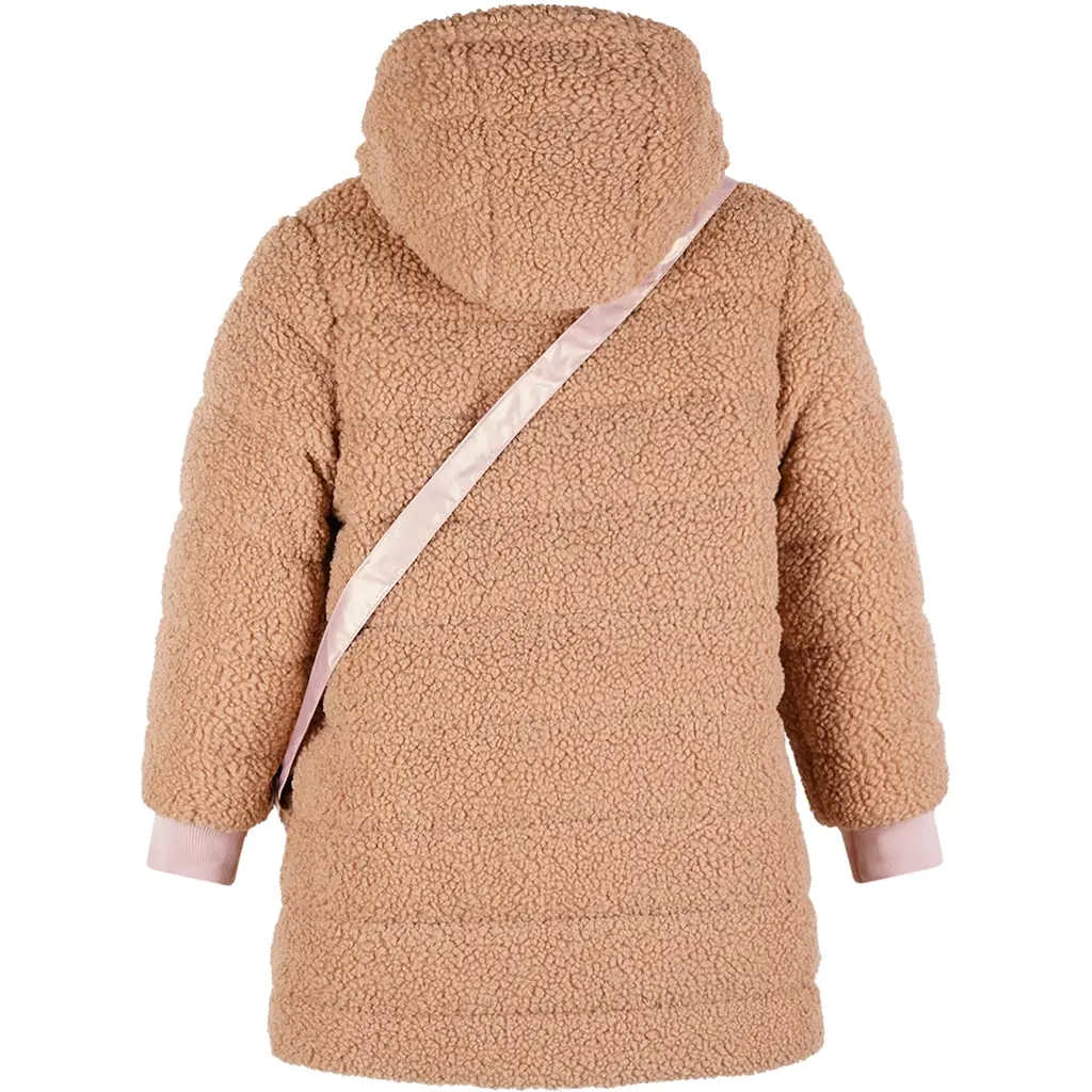 Winterjas Betty REVERSIBLE met tasje (animal)