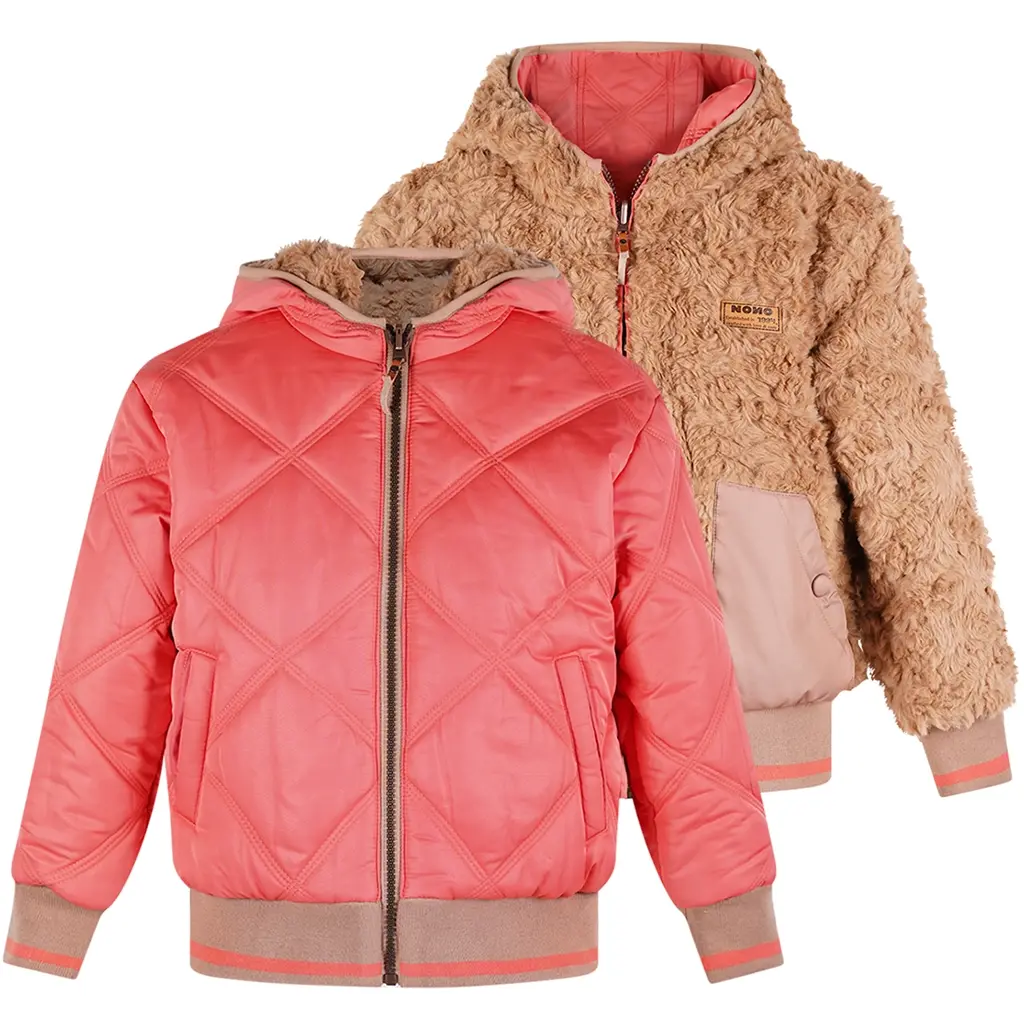 Winterjas Bomby REVERSIBLE (blushy cheeks)