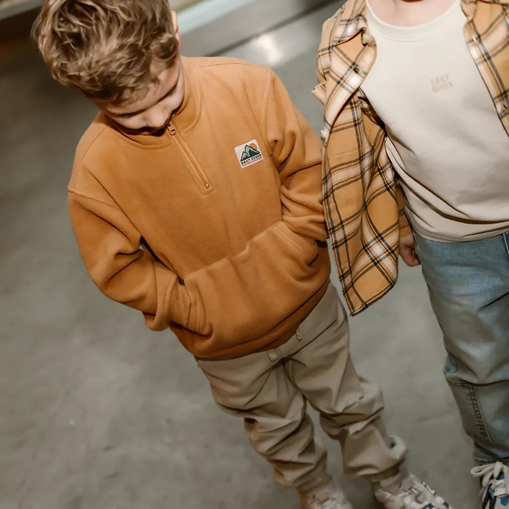 Trui fleece (light chestnut)