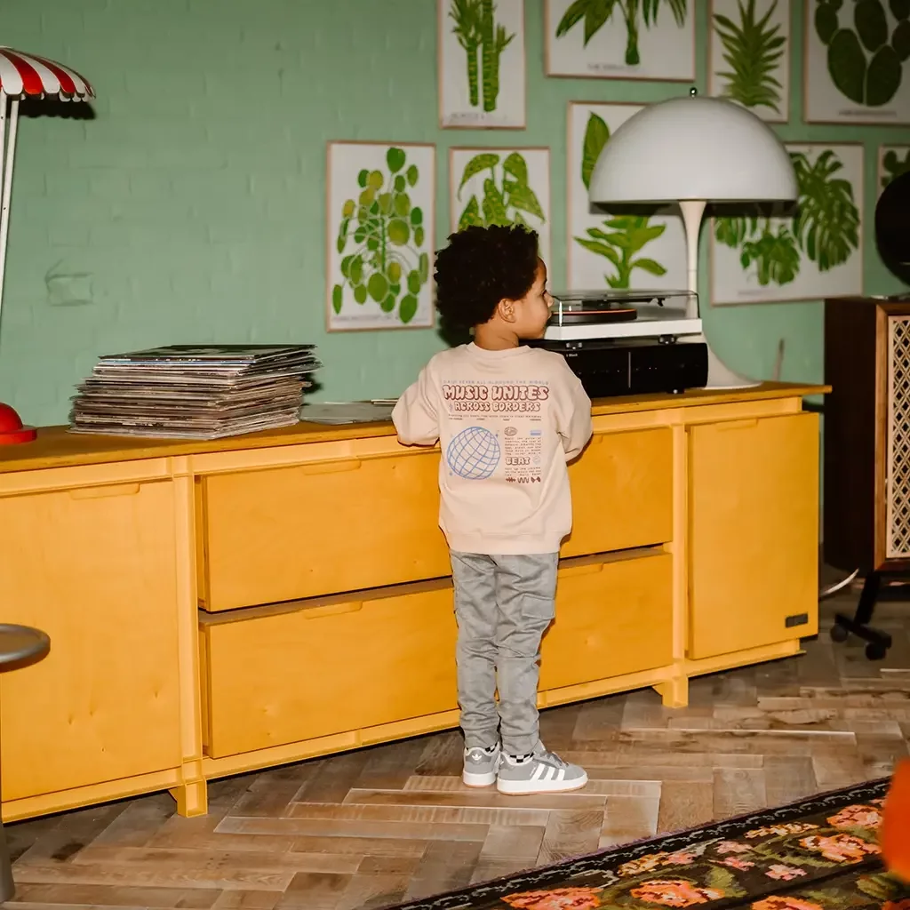 Broek stripes cargo (grey)