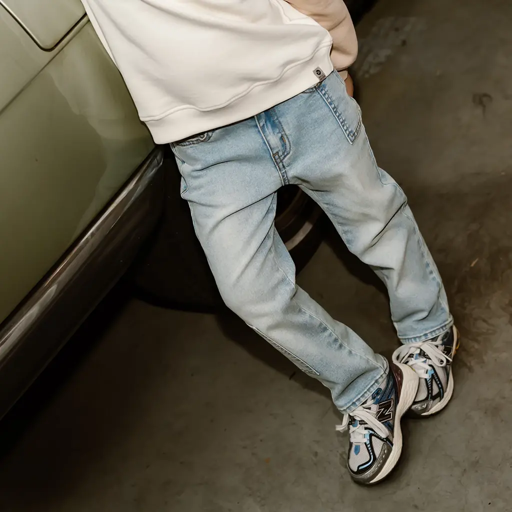 Spijkerbroek wide fit (medium denim)