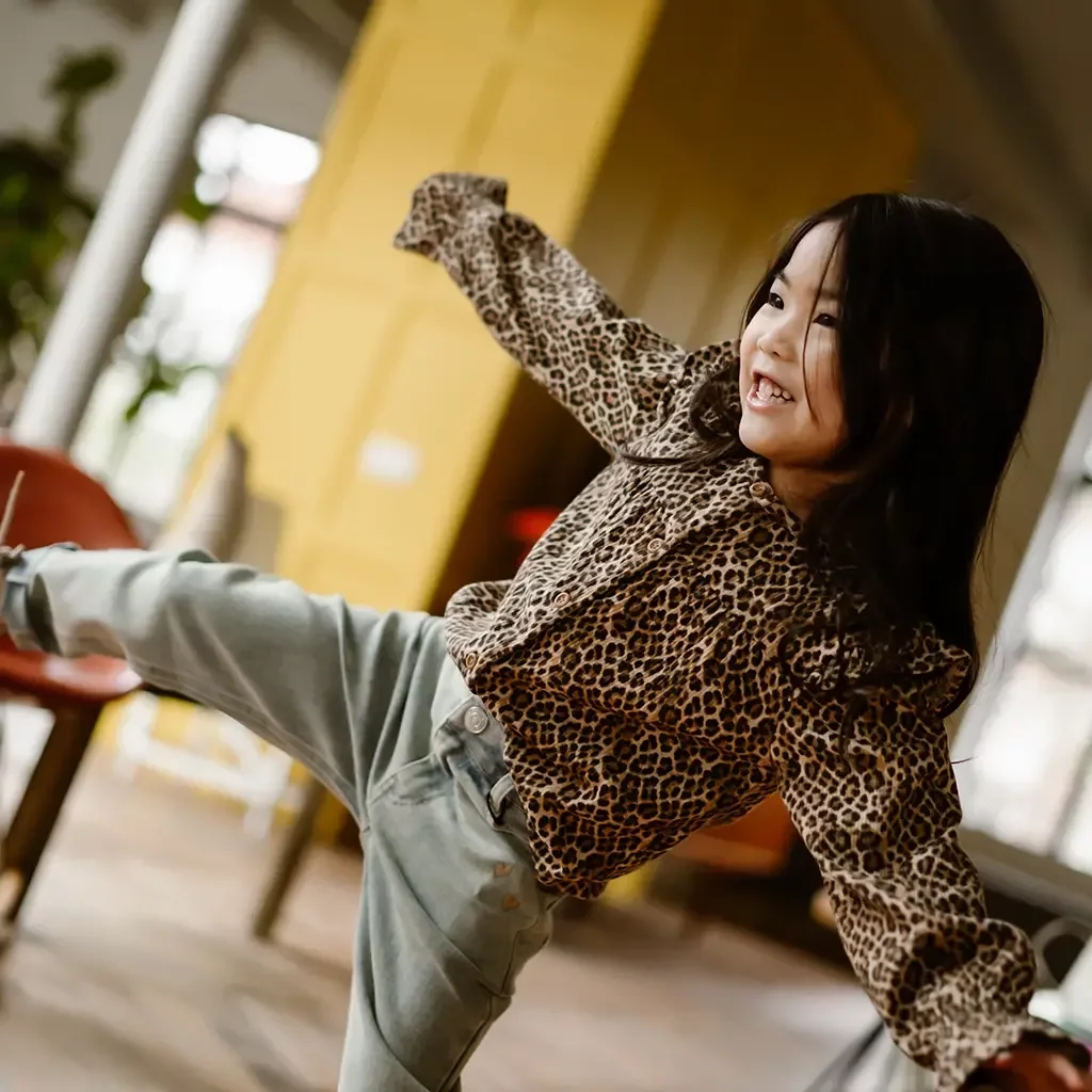 Blouse animal (latte sand)