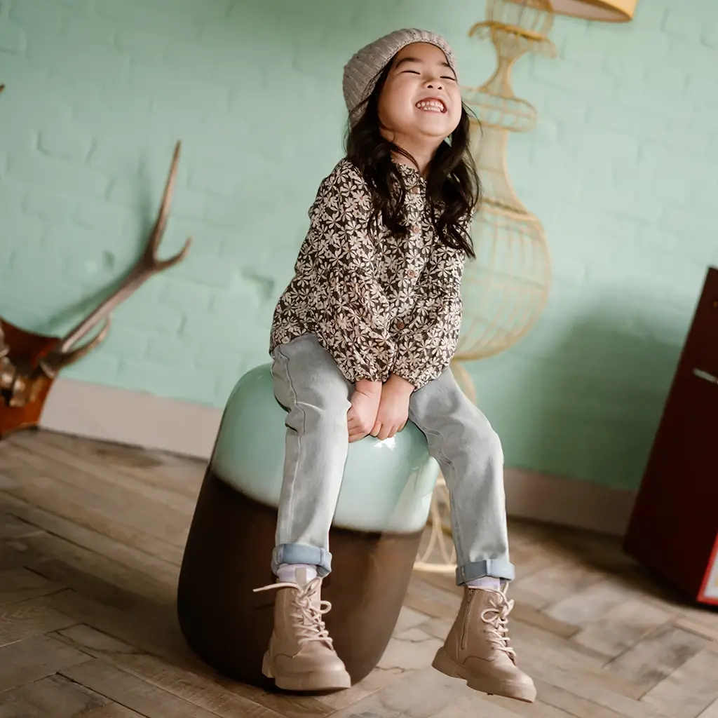 Spijkerbroek mom fit  (medium denim)