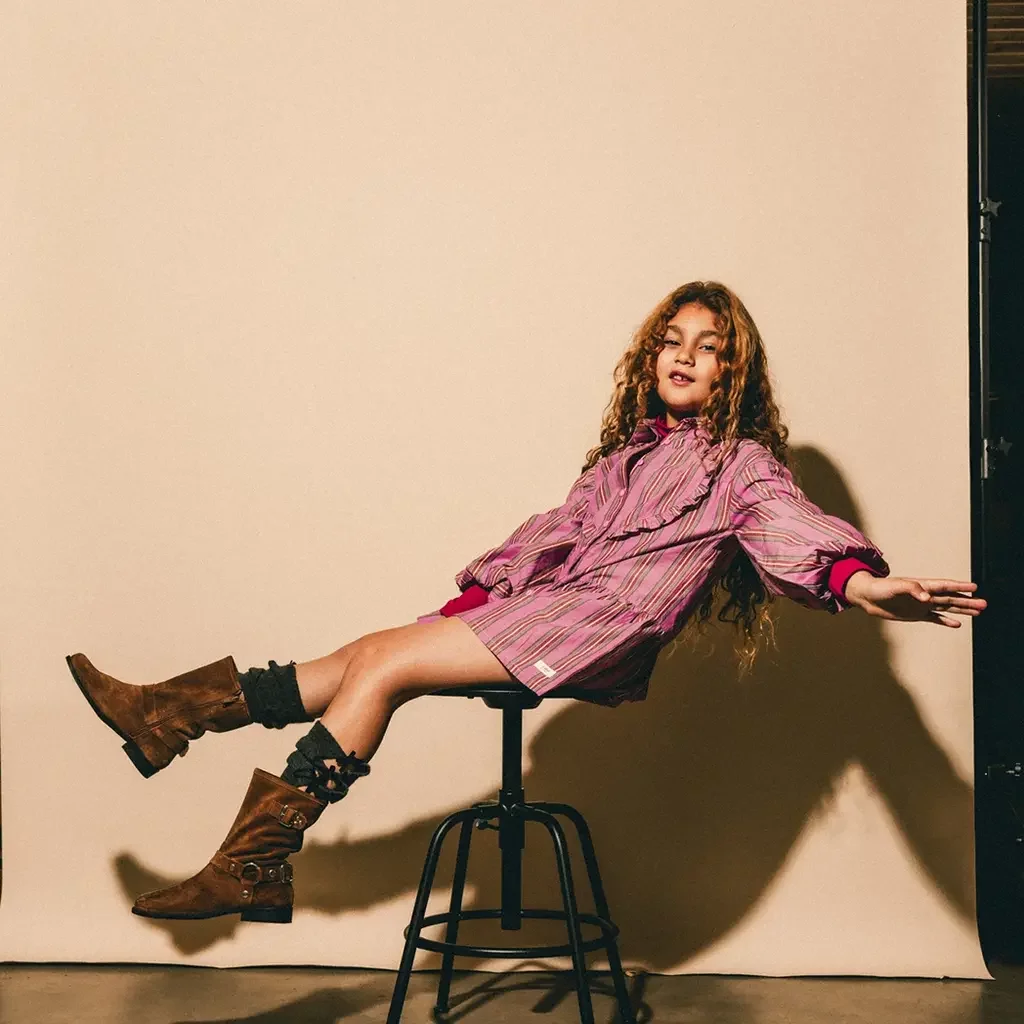 Jurk Rainbow (pink moon)