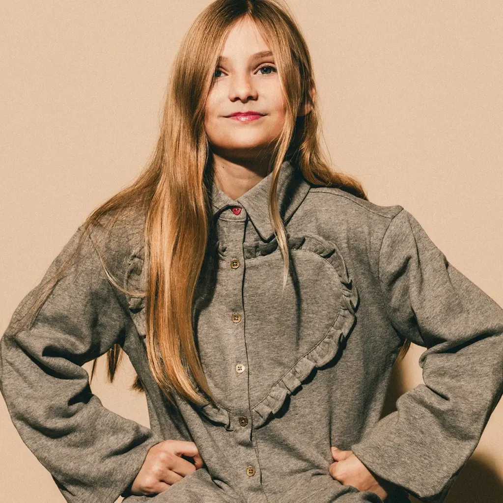 Jurk Kabe (grey melange)