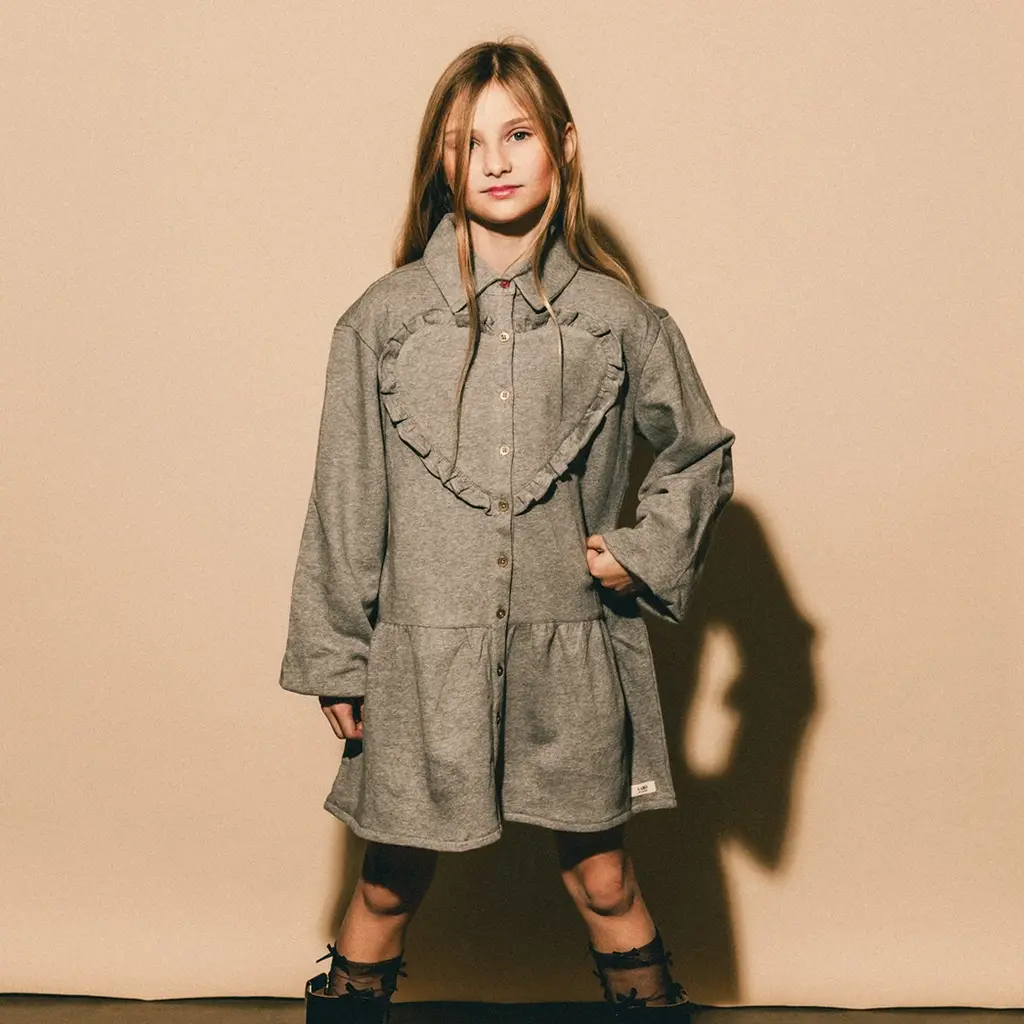 Jurk Kabe (grey melange)