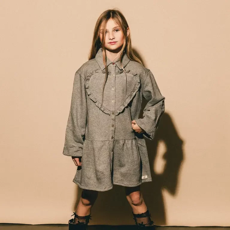 Jurk Kabe (grey melange)